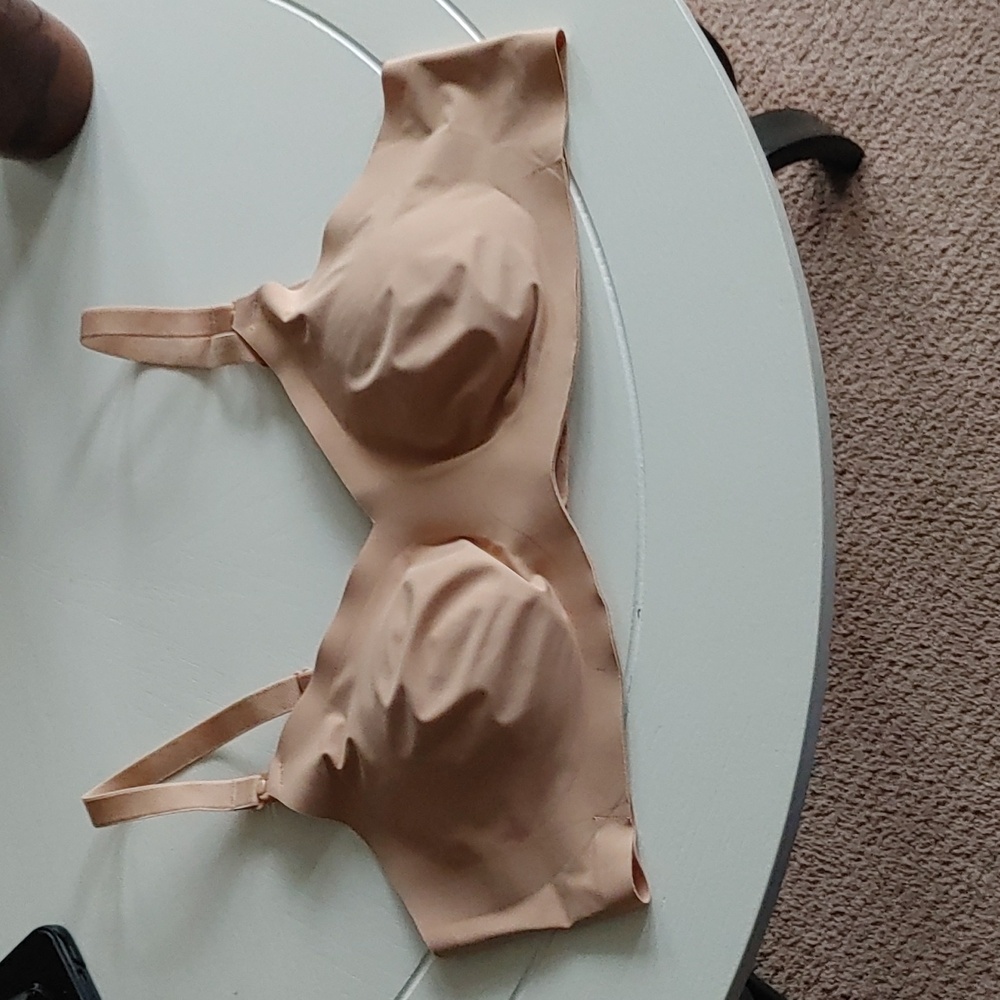 Knix BlissFit V-Neck Nursing Bra Nude Beige Size 3 (Fits 32C, 34B, 36A)